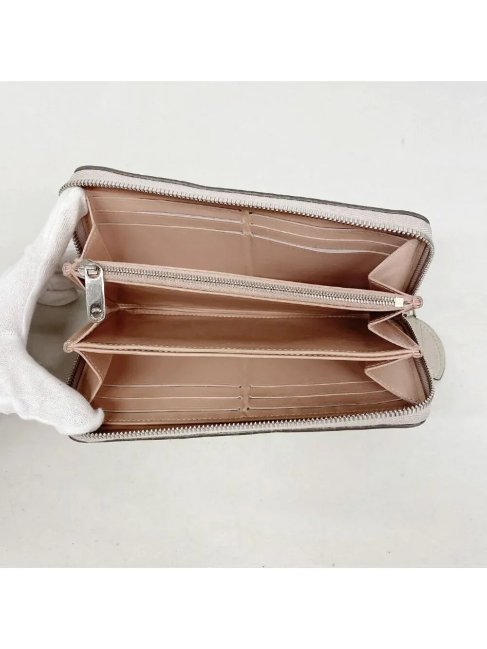 Louis Vuitton Wallet Mahina Zippy Blume Rose Mademoiselle